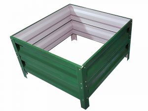 Грядка «Усиленная» 0.65*0.65м (высота 40 см) с полимерным покрытием RAL 6005